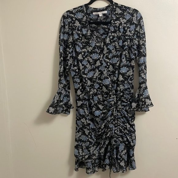 Floral V-Neck Ruffle Dress - Picture 5 of 14